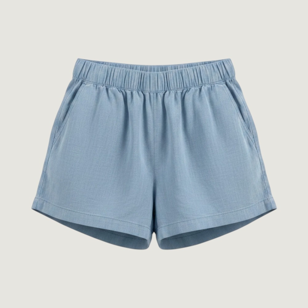 Patagonia Island Hemp Shorts Women S Blue Casual Elastic Waist Pockets